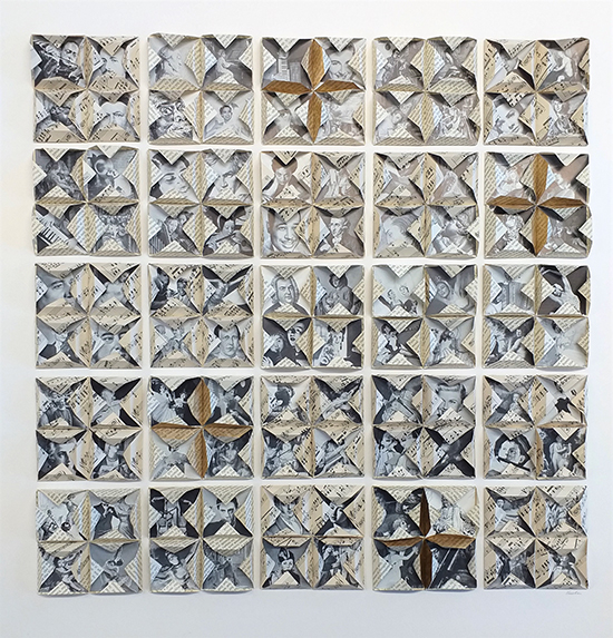 Composition, book art by Thurle Wright