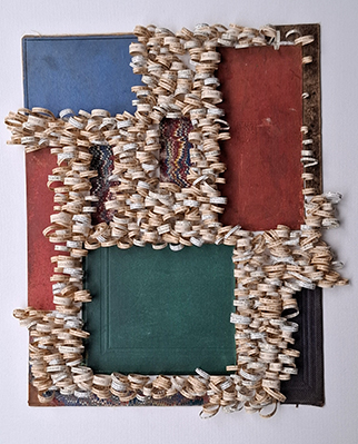 Escape, book art by Thurle Wright