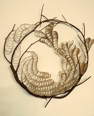 Woven Voyage, book art by Thurle Wright