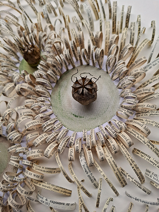 Plotting Out, book art by Thurle Wright