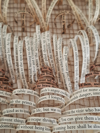 Scheherazade, book art by Thurle Wright